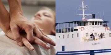 Έκανε ΚΑΡΠΑ εν πλω στο πλοίο “ΑΙΟΛΙΣ” και έσωσε τη ζωή γυναίκας που ταξίδευε
