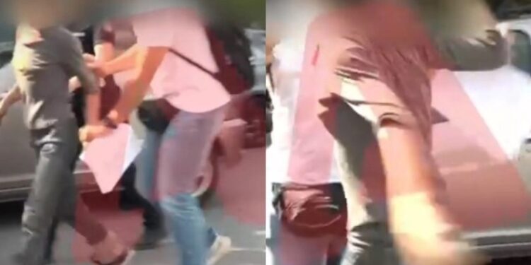 Απόπειρα απόδρασης έξω από τα δικαστήρια Ευελπίδων μπροστά στην κάμερα: Ανέβηκε στο τρόλεϊ (video)