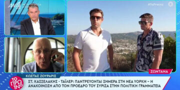 Χαμός στον ΑΝΤ1: Ο Ζουράρις «στόλισε» live τον Λιάγκα για Κασσελάκη και τον έκoψε στον αέρα