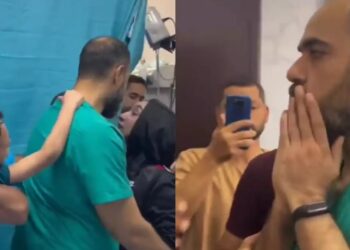 Η στιγμή που γιατρός νοσοκομείου μαθαίνει πως σκοτώθηκe ο γιος του σε ισραηλινό βομβαρδισμό[video]