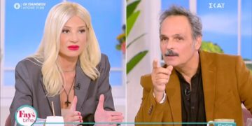 Alldaynews.gr Φαίη Σκορδά – Χαμός στον αέρα με τον Σταμάτη Γαρδέλη: «Βγάλε το ακουστικό να μιλήσουμε»