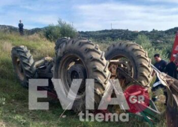 Τραγικό δυστύχημα στην Εύβοια: Άνδρας καταπλακώθηκε από τρακτέρ!