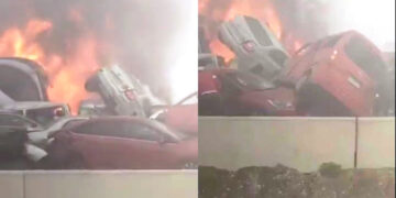 Τραγωδία με 28 νεκpούς σε απίστευτη καραμπόλα – Συγκλονιστικά πλάνα (φωτο, video)