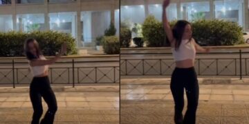 Χόρεψε ζεϊμπέκικο έξω από τη ΓΑΔΑ για την… «Παγκόσμια Ημέρα» της Ελληνικής Αστυνομίας[video]