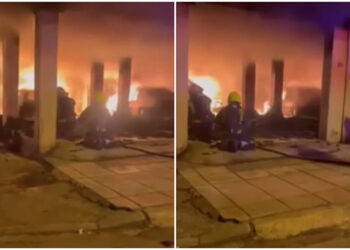 Θεσσαλονίκη: Στις φλόγες τρία οχήματα σε πυλωτή πολυκατοικίας – «Ξυπνήσαμε από τις εκρήξεις»