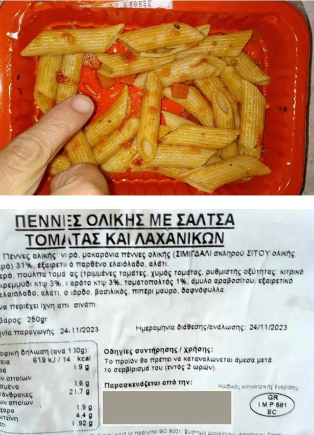 σκουλήκια σχολικό γεύμα