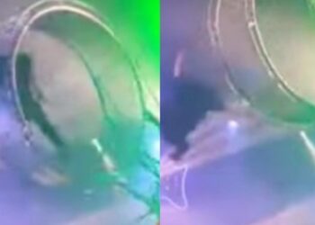 Η σοκαριστική στιγμή που ακροβάτης πέφτει στο κενό: Πραγματοποιούσε παράσταση στο Αγρίνιο (video)