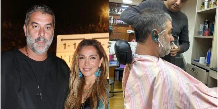 Alldaynews.gr Βασίλης Μπισμπίκης: Η φωτογραφία με τις μπατονέτες για την αποτρίχωση σε αυτιά και μύτη σε κουρείο