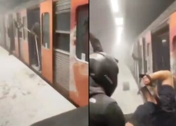 Ανατριχιαστικό βίντεο με νεοναζί που αδειάζουν μπιτόνια βενζίνης σε βαγόνια τρένου στο Μοναστηράκι