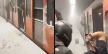 Ανατριχιαστικό βίντεο με νεοναζί που αδειάζουν μπιτόνια βενζίνης σε βαγόνια τρένου στο Μοναστηράκι