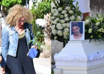 Αλέξανδρος Κομπόγιωργας: Θλίψη στην κηδεία του – Σπάραξε η κόρη της Κάρμεν Ρουγγέρη