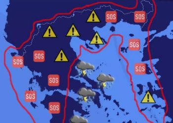 Alldaynews.gr Για επικίνδυνα φαινόμενα και πλημμύρες το Σάββατο προειδοποιεί ο Καλλιάνος – Ποιες περιοχές είναι στο «κόκκινο» – Δείτε τον χάρτη