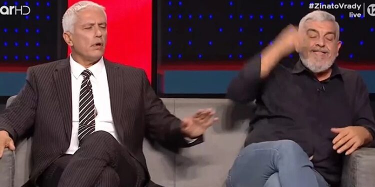 Alldaynews.gr Έξαλλος ο πατέρας της Φαίης Μπακογιώργου με τον Γιώργο Καλλιακμάνη, έφυγε από το πλατό – «Είναι ανάγωγος, σταματώ»