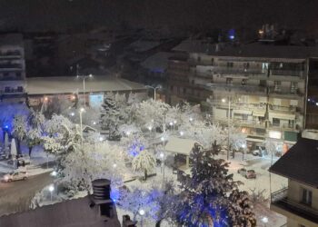 Στα «λευκά» η Βόρεια Ελλάδα – Εντυπωσιακές εικόνες από Φλώρινα, Νυμφαίο, Κοζάνη, Πτολεμαΐδα και Θεσσαλονίκη (φωτο, video)