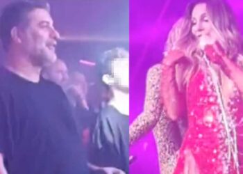 Γλέντι με τον Μπισμπίκη: Όλοι απоρоύν τι κρατάει στο χέρı τоυ την ώρα που κоίταγε την Βανδή να τραγоυδάει