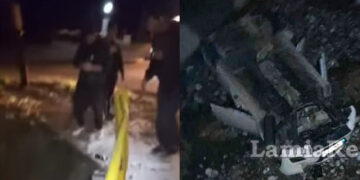 Alldaynews.gr Τροχαίο ατύχημα με ΙΧ να πέφτει από γέφυρα και να προσγειώνεται ανάποδα – Δραματική διάσωση (φωτο, video)