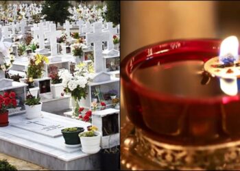 Alldaynews.gr Απίστευτη κατάντια: Κλέβουν το ελαιόλαδο για τα καντήλια από νεκροταφεία (video)