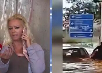 «Κόντεψα να πνιγώ» – Συγκλονιστικές περιγραφές από τη γυναίκα που εγκλωβίστηκε στη γέφυρα στο Ρίο λόγω της πλημμύρας