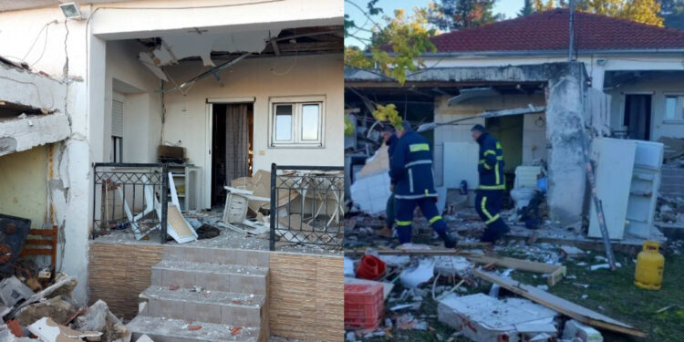 Τρίκαλα: Διαρροή υγραερίου προκάλεσε έκρηξη σε σπίτι – Τραυματίστηκε σοβαρά ένας 78χρονος