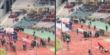 Alldaynews.gr Βόλος – Ολυμπιακός: Αποκαλυπτικό βίντεο δείχνει την επίθεση οπαδών στα ΜΑΤ