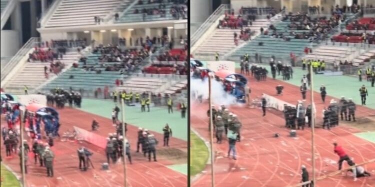 Alldaynews.gr Βόλος – Ολυμπιακός: Αποκαλυπτικό βίντεο δείχνει την επίθεση οπαδών στα ΜΑΤ