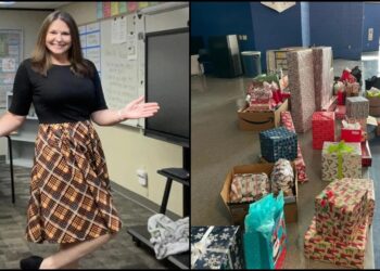 Καθηγήτρια σε φτωχογειτονιά πήρε δώρα για όλους τους μαθητές του σχολείου