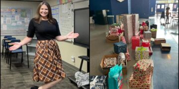 Καθηγήτρια σε φτωχογειτονιά πήρε δώρα για όλους τους μαθητές του σχολείου