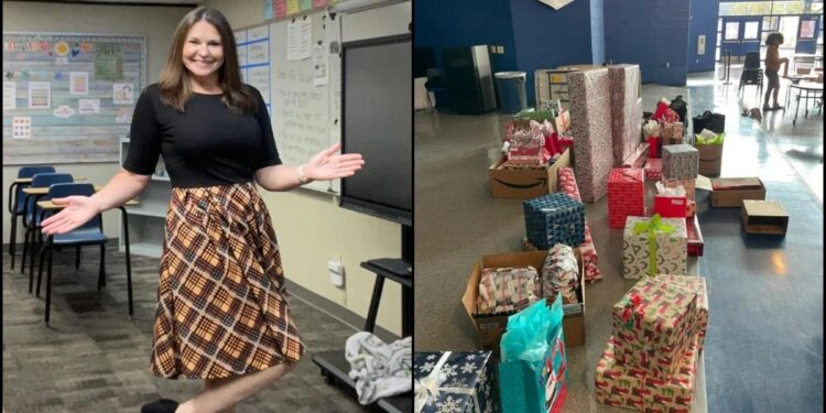 Καθηγήτρια σε φτωχογειτονιά πήρε δώρα για όλους τους μαθητές του σχολείου
