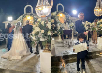 Έγινε ο γάμος Ελέτσι – Λεμονίδης: Ο κουμπάρος και ο εντυπωσιακός στολισμός (φωτο, video)