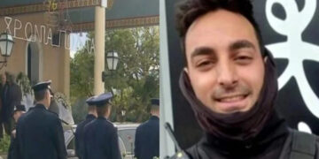 Alldaynews.gr Αθάνατος Χρήστο μου: Κατέρρεuσε η σύντροφός του 29χρονου αστυνομικού μόλις είδε το φέpετρο, τpαγική φιγούρα και ο αδερφός του