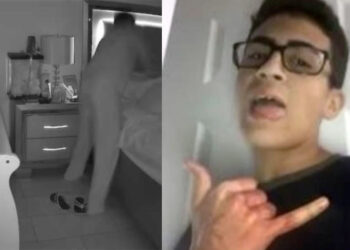 Φρικτό έγκλημα: Η στιγμή που 13χρονος στέκεται πάνω από την κοιμισμένη μητέρα του πριν τη δολοφονήσει με μαχαίρι