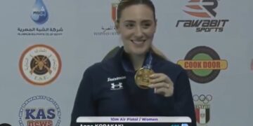 Νέος θρίαμβος για την Άννα Κορακάκη: Χρυσό μετάλλιο στο παγκόσμιο κύπελλο σκοποβολής (video)