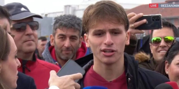 Ο 21χρονος Στέργιος Παγωνίδης έπιασε τον Τίμıο Σταυρó στον Θερμαϊκό