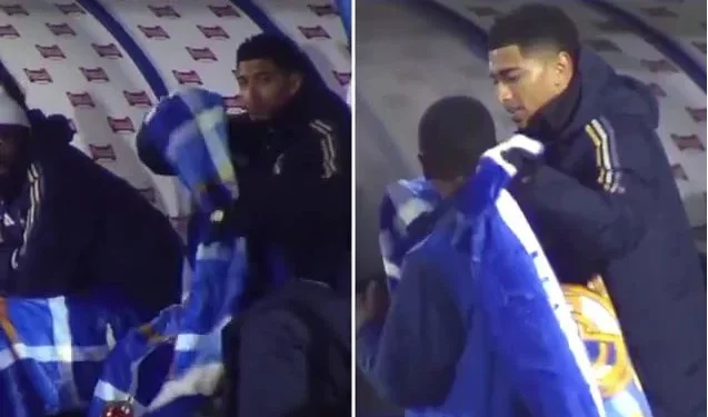 Η συγκινητική κίνηση του Jude Bellingham – Ο ποδοσφαιριστής της Ρεάλ σκέπασε με την κουβέρτα του με το ball boy (video)