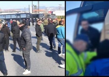 Μυθική μανούρα οδηγού λεωφορείου σε μπλόκο με αγρότη: «Θα μου κλάσεις μια μάντρα @RX!δ!@» (video)