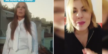 Άντζελα Δημητρίου – Όλγα Κιουρτσάκη: Άγριος τσακωμός στην Αμερική – «Δεν μπορεί να δει το εγγόνι της»