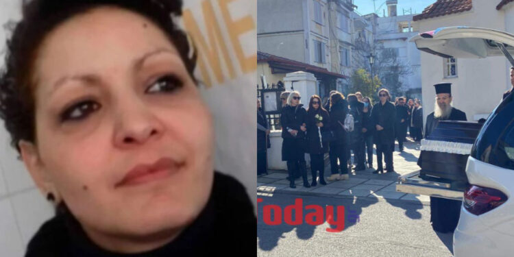 Γυναικοκτονία στη Θεσσαλονίκη: Σπαραγμός στo τελευταίο “αντίο” της 41χρονης Γεωργίας στην Καλαμαριά – Τραγική φιγούρα η 13χροχη κόρη της (video)