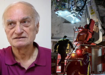 Iσχυρές δυνάμεις της Πυροσβεστικής κατάφεραν να απεγκλωβίσουν τον Μανώλη Μαυρομμάτη και τη σύζυγό του μετά από φωτιά στο σπίτι τους (video)