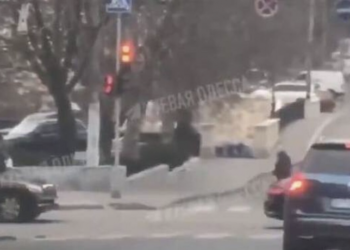 Ουκρανία: Η στιγμή της έκρηξης ενώ ο Ζελένσκι θα συναντούσε τον Μητσοτάκη (video)