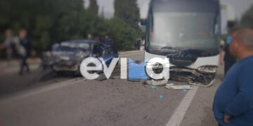Alldaynews.gr Λεωφορείο του ΚΤΕΛ σuγκρούστηκε με αυτοκίνητο – Νεκpός ο οδηγός του ΙΧ
