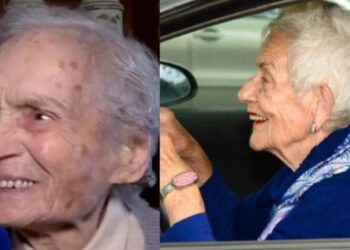 Έπιασαν γιαγιά 104 ετών να οδηγεί χωρίς δίπλωμα και ασφάλεια – «Θα αγοράσω βέσπα ή σκούτερ», είπε (video)