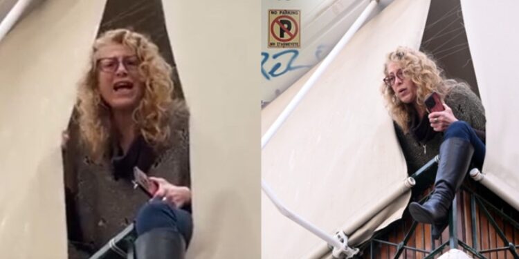 Πανικός στον Βύρωνα: Γυναίκα απειλεί να αυτοκτονήσει επειδή της κάνουν έξωση – «Να φύγουν όλοι τώρα» (video)