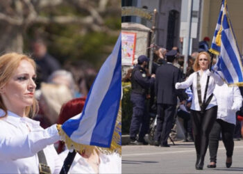 Δάκρυα συγκίνηση για την αριστούχο μητέρα: Τέλειωσε το Γυμνάσιο, μεγαλώνει μόνη της τρία παιδιά και επέστρεψε στα 37 σημαιοφόρος