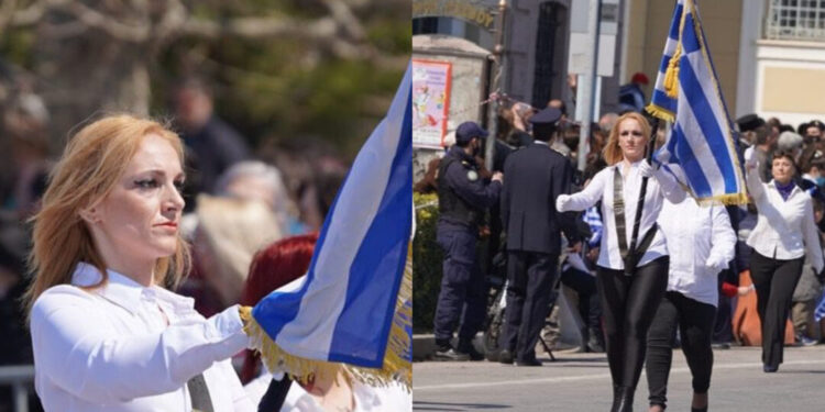 Alldaynews.gr Δάκρυα συγκίνηση για την αριστούχο μητέρα: Τέλειωσε το Γυμνάσιο, μεγαλώνει μόνη της τρία παιδιά και επέστρεψε στα 37 σημαιοφόρος