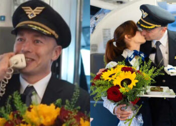 «Θα με παντρευτείς;» – Πιλότος έκανε πρόταση γάμου σε αεροσυνοδό στον αέρα