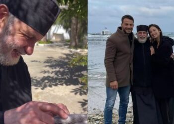 «Ο Θεός σε ευλογεί και είσαι κοντά του»: Η στιγμή που ο πνευματικός του Ντάνου & της Βαμβακούση αντικρίζει πρώτη φορά την κόρη τους (video)