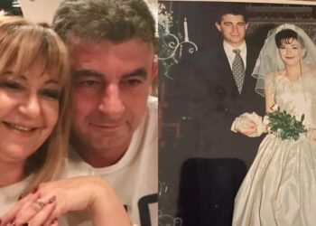 Ανατριχίλα με τη σύζυγο του Γιώργου Καραϊβάζ: «Να γύρναγα το κεφάλι μου, να σ’ έβλεπα και να σου έλεγα…»