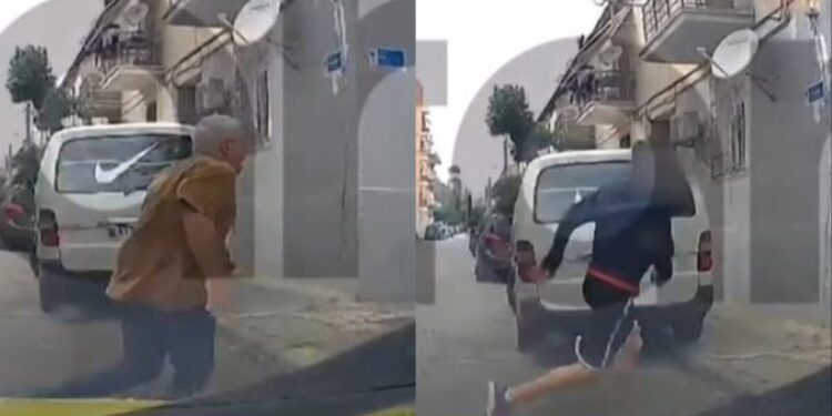 Βίντεο θαρραλέου ταξιτζής στα Καμίνια, που καταδίωξε και έπιασε ληστή που έκανε τον πελάτη και τον «ξάφρισε»