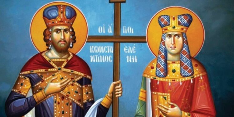 Τους είδε ολοζώντανους μπροστά της: «Είμαι ο Άγιος Κωνσταντίνος και η μητέρα μου Αγία Ελένη»