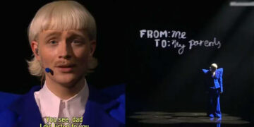 #Eurovision 2024: Συγκίνησε την Ευρώπη ο Ολλανδός με το μήνυμα προς τον νεκpό πατέρα του